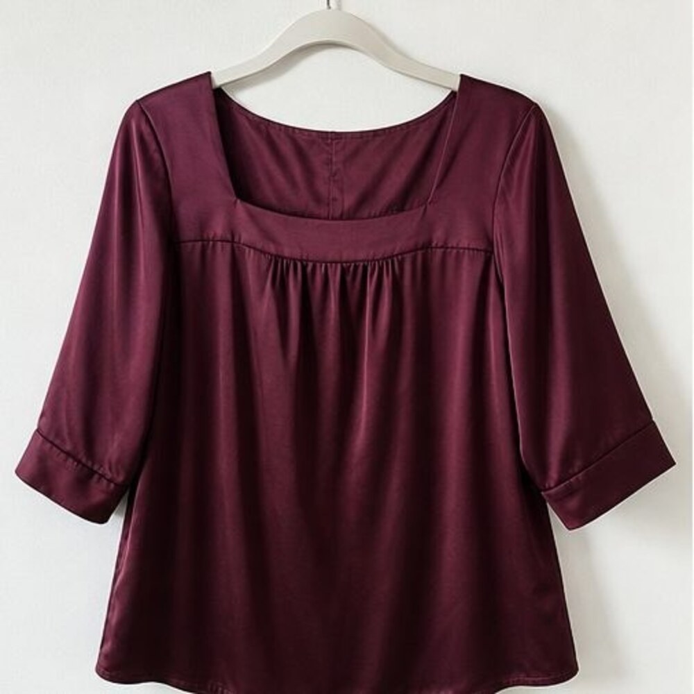 Burgundy Cami Blouse